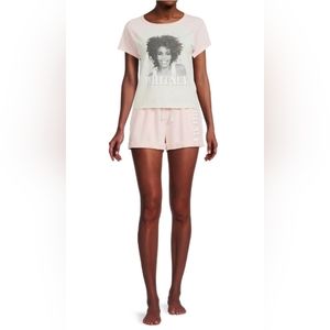 Whitney Houston NWT 2 Piece PJ Set